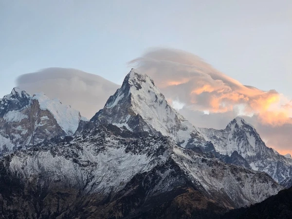 annapurna south from poonhill