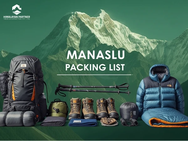 packing list for manaslu circuit trek